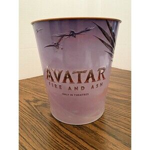 Collectible Avatar Fire And Ash Popcorn Tin